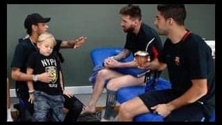 保留されるネイマールの契約更新 メッシ加入が条件か