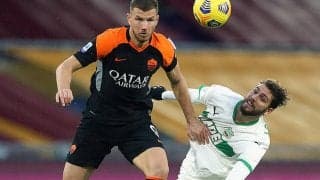 ペドロ前半退場も好調サッスオーロを圧倒したローマがナポリ戦大敗を払しょくするドロー《セリエA》