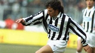 スカッとゴール！ 後ろからのボールをアウトサイドで合わせるデル・ピエロの芸術的ボレー