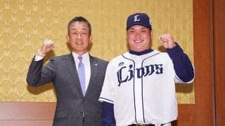 西武ドラ1渡部が入団会見で爆笑誘う　おかわり3世ならぬ「『よくばり1世』で」