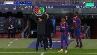 ユヴェントス戦唯一の収穫 ユムティティが半年ぶりに実戦復帰