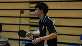 【卓球部】西日本インカレが開幕し、４名が全勝