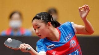 12歳・張本美和、リオ銀メダリストに1ゲーム奪うも両親の前で白星ならず「もっと練習したい」