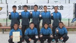 中国地区大会　岡山理科大学附属高等学校インタビュー【第43回全国選抜高校テニス大会】