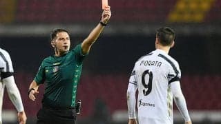 モラタの出場停止処分が1試合+罰金に激減、日曜のジェノア戦から出場可能に