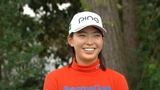 渋野日向子、強風予報の決勝Rにむけて「耐える粘るゴルフが必要なのでそこはしっかり徹底的に頑張りたい」
