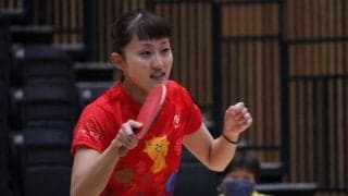 今年度限りで引退の中国電力・土`田「私らしく楽しくやることが恩返し」 ＜卓球 ファイナル4＞