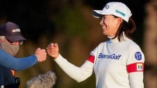 耐えた渋野日向子、日本人初メジャーV2王手　海外称賛「最大の試練クリアした」