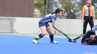 【陸上ホッケー部女子】聖泉大に惜敗し、秋季リーグ戦６位で４年生引退