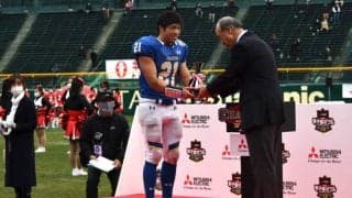 【アメリカンフットボール部】　日大に４２－２４で勝利し、３年連続３１回目の学生日本一を決めた！