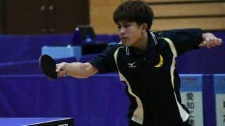 【卓球部】ルーキー大野が準優勝！