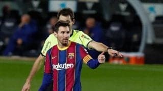 ４季連続得点王のメッシが追撃 第13節時のラ・リーガ得点ランキング