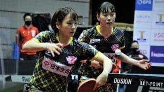 「他の10倍練習してる」24歳前田・16歳赤江ペアが7勝目　日本生命、次戦は首位攻防戦