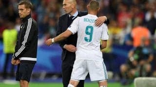 「史上最高のフランス人FW」公式戦4連勝達成のジダン監督、2ゴールのベンゼマを称賛