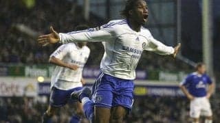 スカッとゴール！ 胸トラップからの反転ボレー、ドログバの豪快シュート