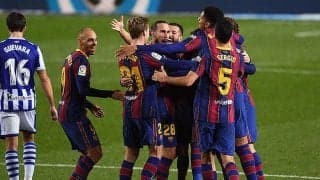 バルセロナが首位ソシエダ撃破! 伏兵アルバ＆デ・ヨング弾で2連勝!《ラ・リーガ》