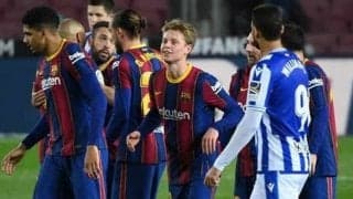 ソシエダに逆転勝利のバルサ 決勝弾のデ・ヨングなど“若手3選手”に最高評価「8」