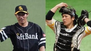 MVPの鷹・柳田が選ぶ“自分以外のMVP”は甲斐拓也「一段と素晴らしい捕手に」