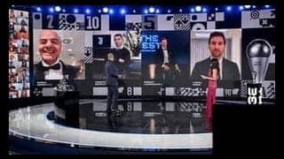 信じられない！ザ・ベスト2連覇を逃したメッシはロナウドにも敗れ3位