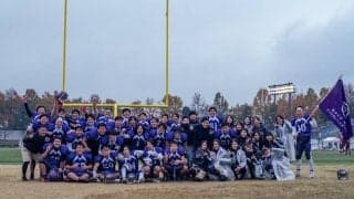 [アメフト]最終戦、見事勝利！新チームに１部昇格託す