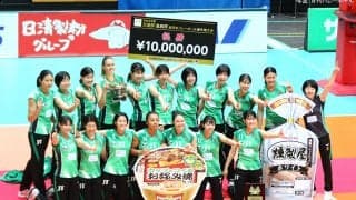 JT初優勝 天皇杯・皇后杯女子決勝試合結果