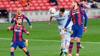 バルサ、伏兵アラウホのゴラッソも勝ち切れず バレンシアと引き分けて３連勝逃す