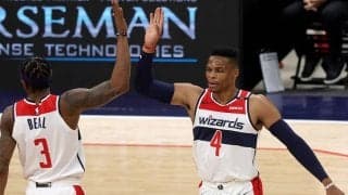 ウィザーズがプレシーズン最終戦で初勝利、ウェストブルックとベルターンズが初出場