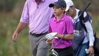 ウッズ11歳愛息、ミスした元世界1位をイジる置手紙が米話題「これは爆笑」「異次元」
