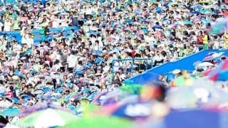 神宮球場が絶好の夜景スポットに…暗闇のスタンドから望む“都心の絶景”にファン感激