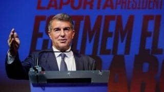 ラポルタ ベルナベウ近くの横断幕に言及「選手たちも喜んでいた」