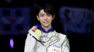 【名珍場面2020】羽生結弦のスーツ姿に歓喜　フランス女子選手が“リモート・ユヅ”激写「大大ファン」