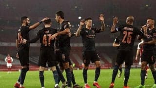 敵地でアーセナル粉砕の3連覇王者シティが順当に4強入り!　2部ブレントフォードが番狂わせでベスト4進出《EFLカップ》