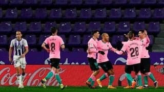 バルサ リーグ戦のアウェイで4節以来の勝利、バジャドリードに3発快勝