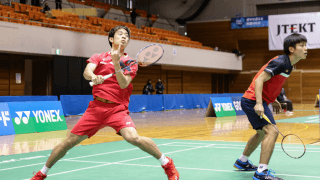 全日本総合選手権が開幕。ダブルス２組が１回戦を突破した