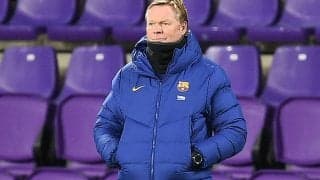 「レオは幸せだと思う」クーマン監督、同一クラブ歴代最多ゴール記録更新のメッシに言及