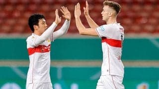 シュツットガルトが1部対決を制し3回戦進出！大迫のブレーメンは原口＆室屋のハノーファーに快勝《DFBポカール》