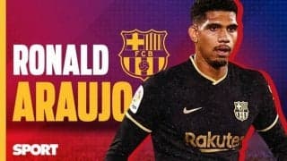 バルサ期待のCBアラウホ 過去にマドリー2強移籍の可能性も