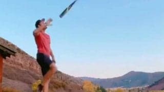 華麗な足技→ジャストミート　MLB公式が公開した“曲芸打ち”にファン大興奮