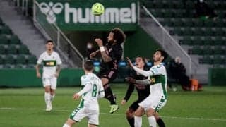 エルチェ相手に取りこぼしたマドリー 連勝５でストップ...バルセロナ出身GKが好守連発