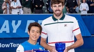  西岡良仁を撃破でV、2連覇狙う 