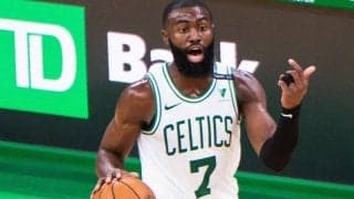 自己最高の42得点を奪ったジェイレン・ブラウン「ショットが決まれば最高さ。でも…」