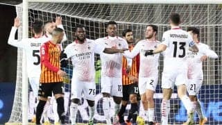 10人のミランがベネヴェントに苦戦も辛勝で首位キープ《セリエA》