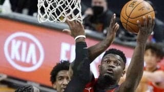 【NBA】ザイオン、129kg巨体操る“迫力スピンムーブ”に米驚愕「これは速い!!」「規格外」