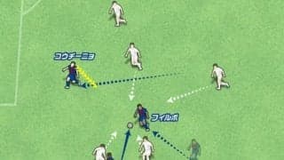 バルセロナの質を維持。コウチーニョが見せた気の利いた動き