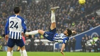 スカッとゴール！元旦からいきなり出たオーバーヘッド