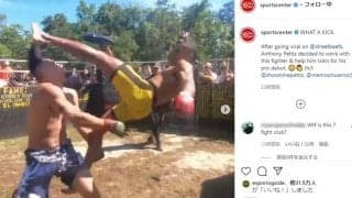 UFC王者をも魅了　無名の米22歳格闘家、“豪快二段蹴り”に米戦慄「何という一撃だ」