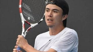 ダニエル太郎 全豪予選へ練習 