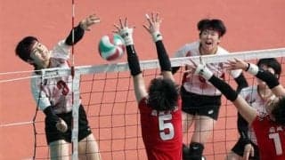 敬愛学園、左利き両センター奮闘実らず　春高バレー