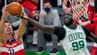 【NBA】226cm男が躍動　ダンク阻止した右手一本ブロックに米反響「背高すぎ」「ビースト」