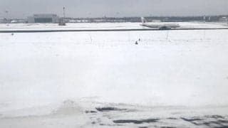 レアルにトラブル...大雪の影響で飛行機が3時間以上の遅延